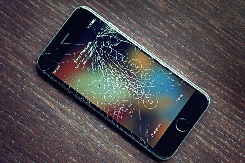 broken iphone