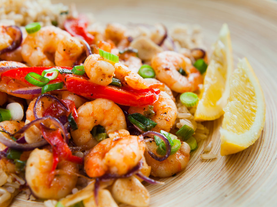 shrimp stir fry