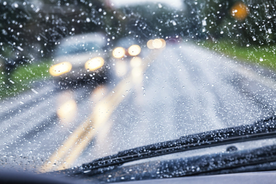 driving during spring showers