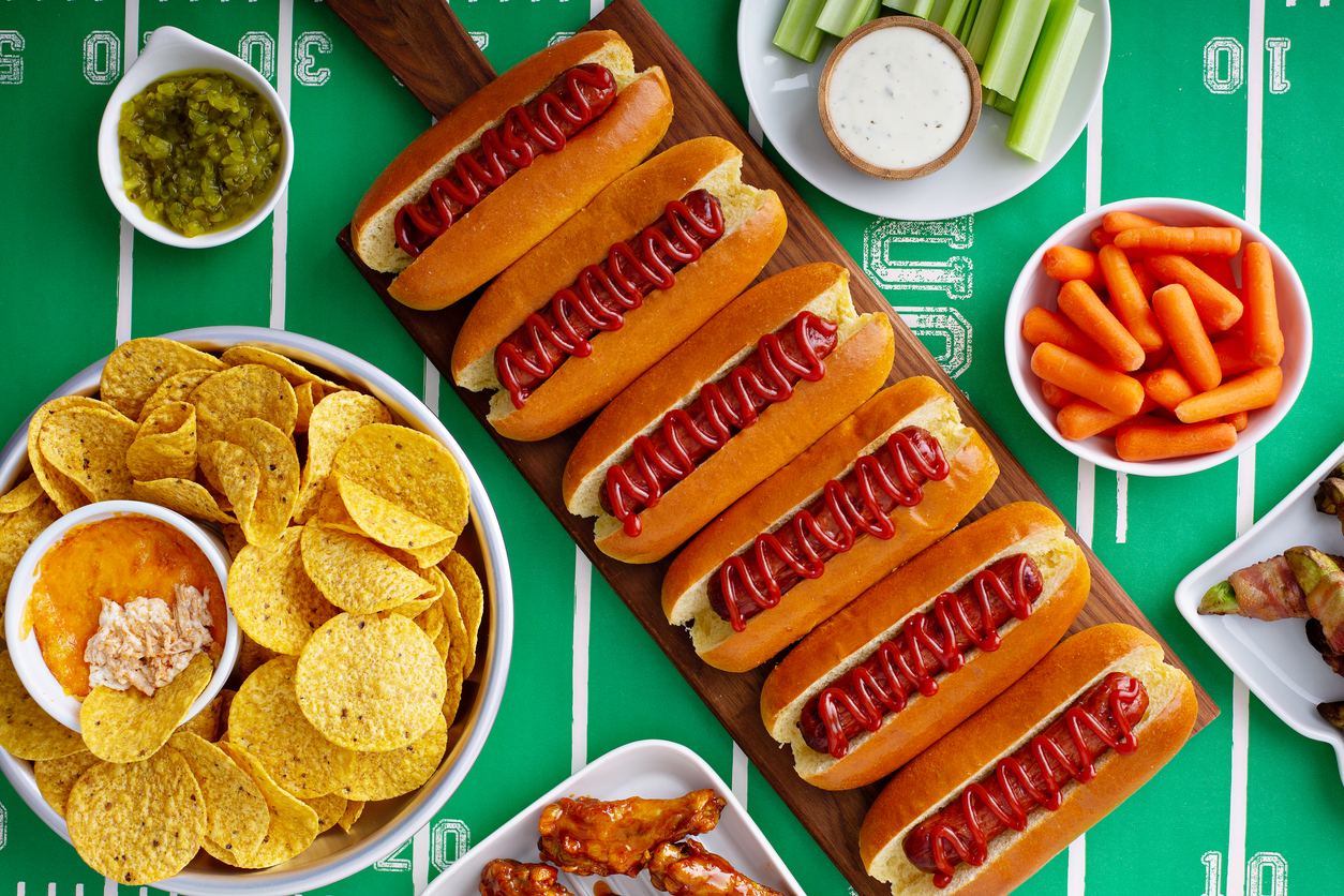 Hot dogs for game day